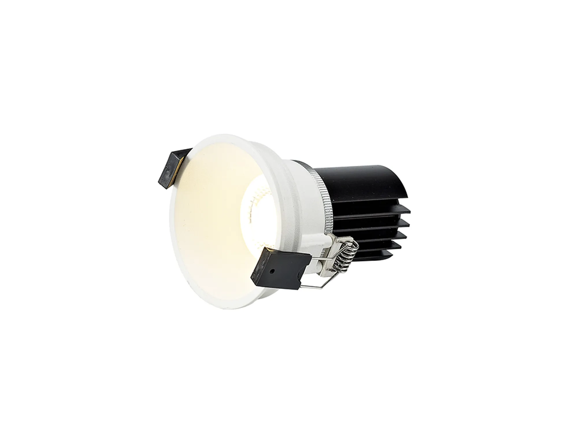 DM201687  Bania 12 Powered by Tridonic  12W 2700K 1200lm 12° CRI>90 LED Engine; 350mA White Fixed Recessed Spotlight; IP20